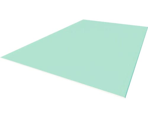 Muster Gipskartonplatte Feuchtraumplatte 2000 mm x 1250 mm x 12,5 mm