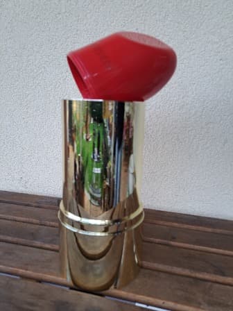 Lippenstift Champagnerflasche