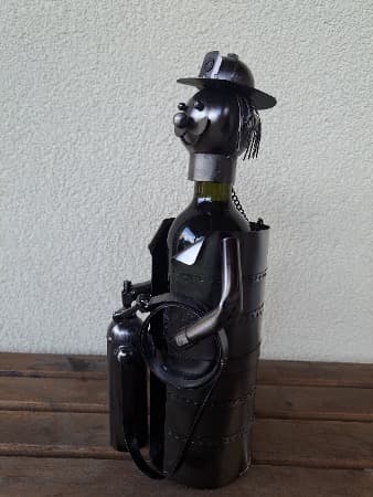 Flaschenhalter Feuerwehrmann