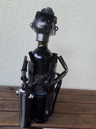 Flaschenhalter Feuerwehrmann