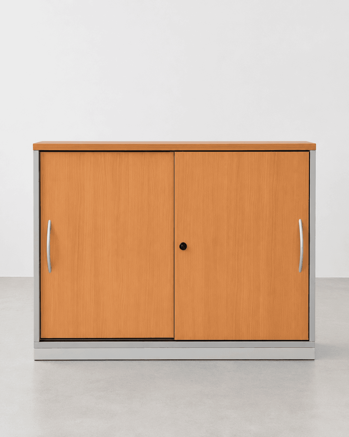 Steelcase Ordnerschrank Schiebetür Anthrazit 1000 × 435 × 760