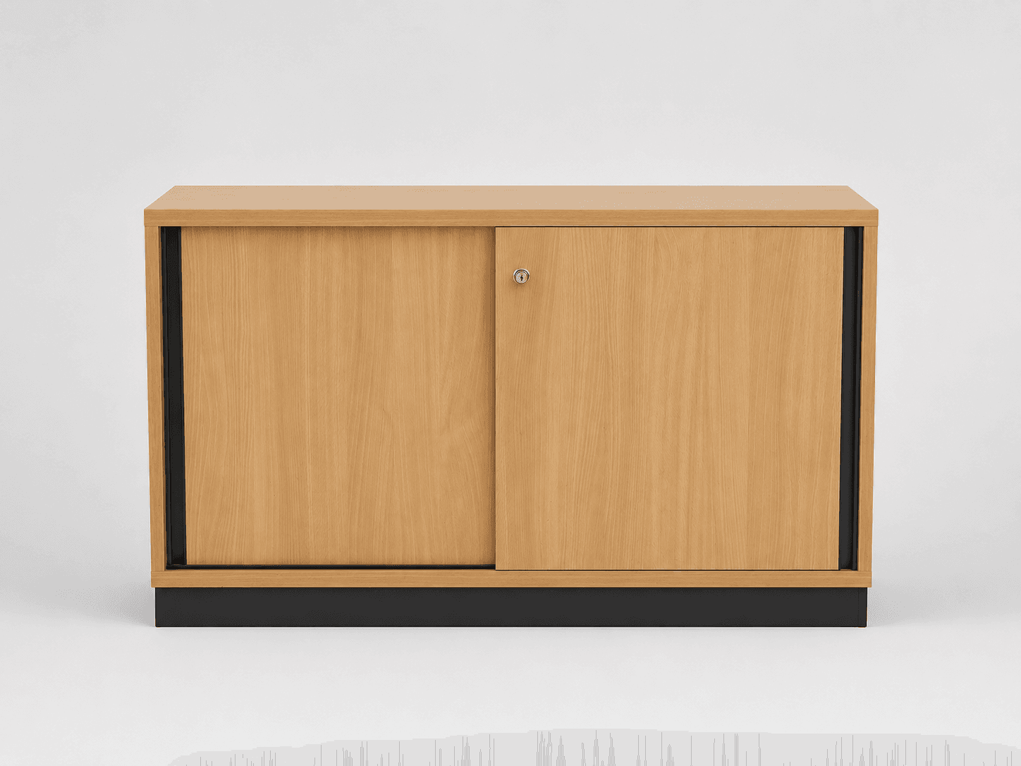 Blaha Ordnerschrank Schiebetür Buche 1200 × 420 × 725