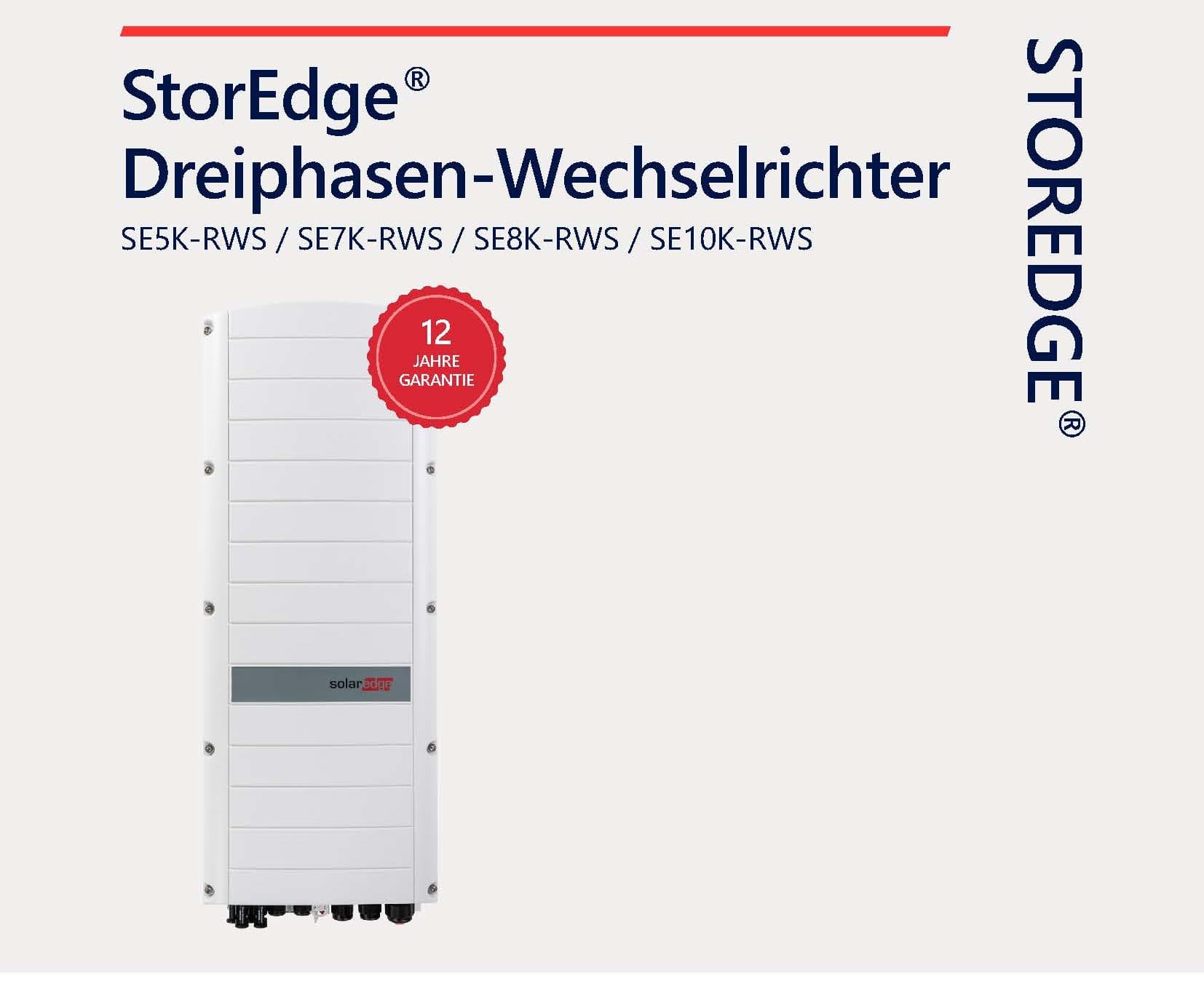 Solaredge SE-10K-RWS Hybrid (Speicherfähig)
